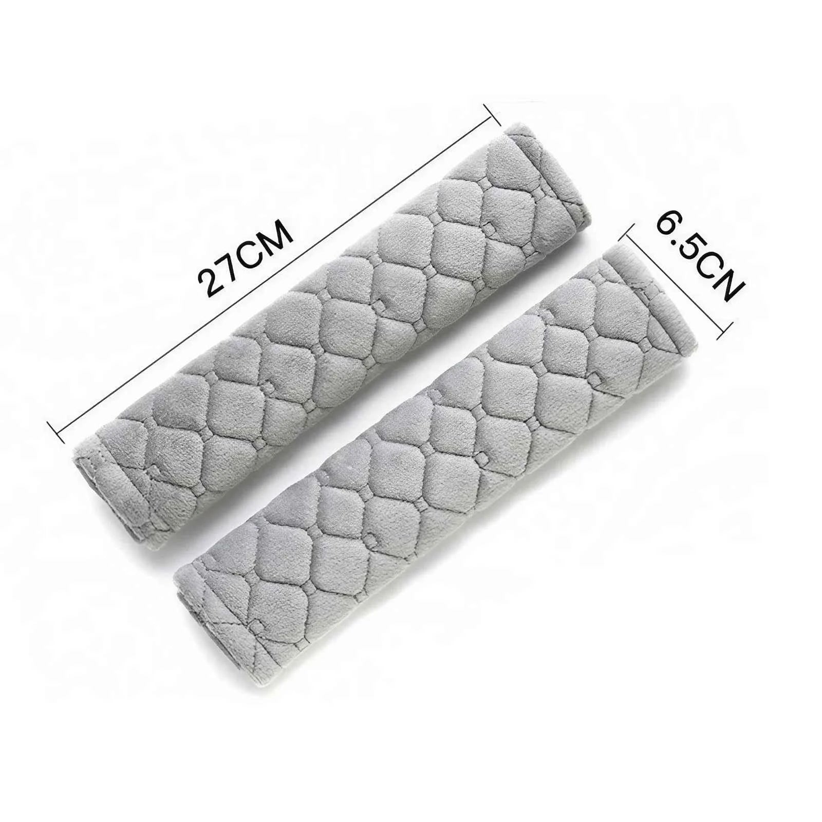 2Pcs Soft Velvet Seat Belt Covers