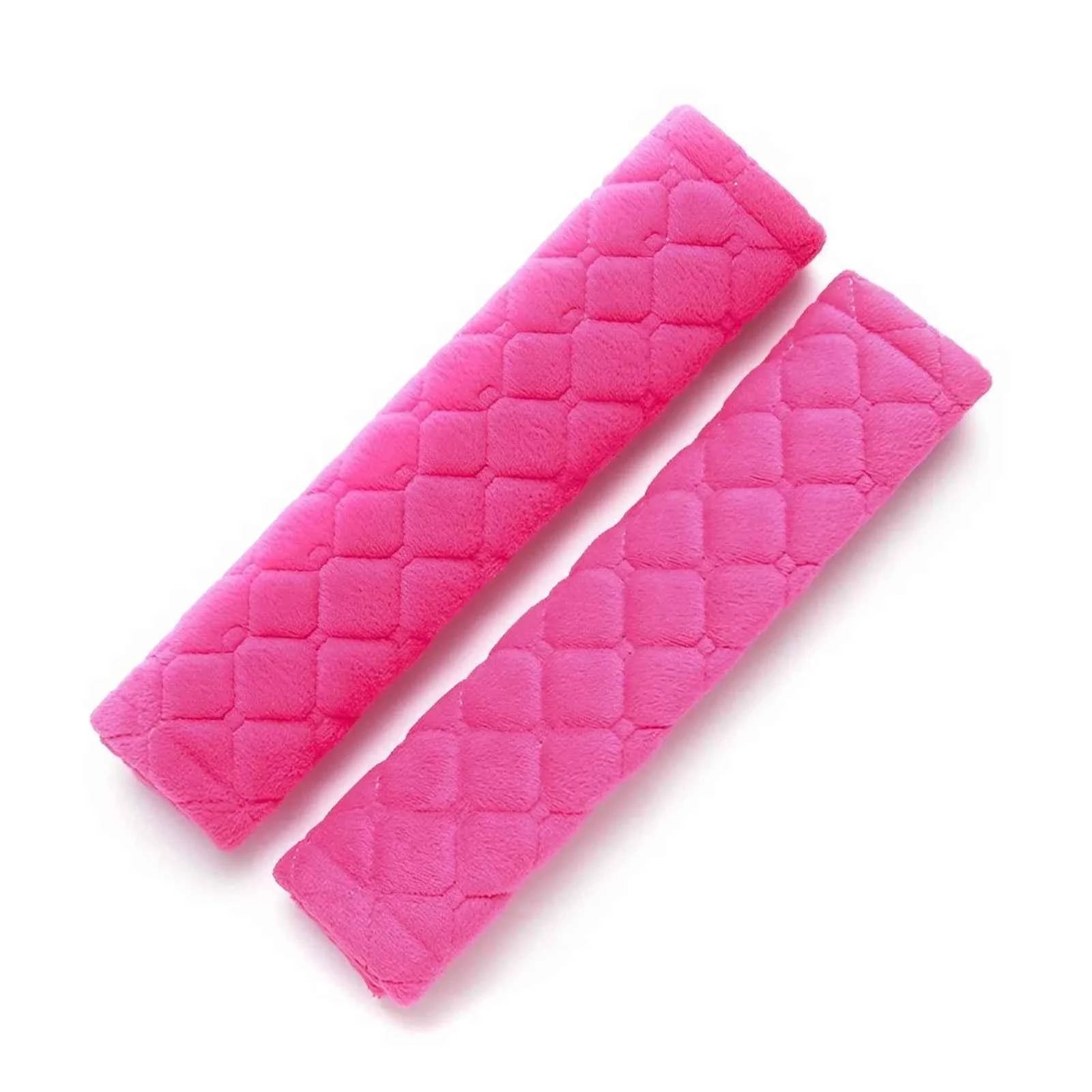 2Pcs Soft Velvet Seat Belt Covers