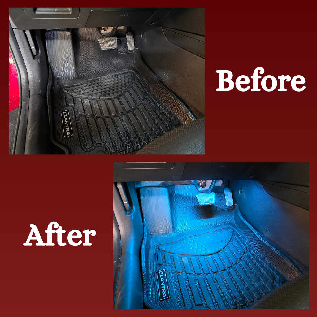 RGB LED Interior Footwell Light Strip Kit