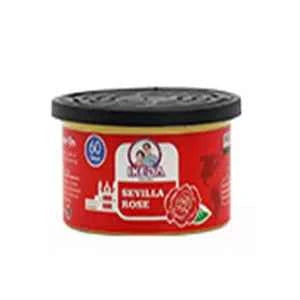 Car Air Freshener Rose Scent Organic Cans. Vehicle Fragrance Long Lasting Smell. 