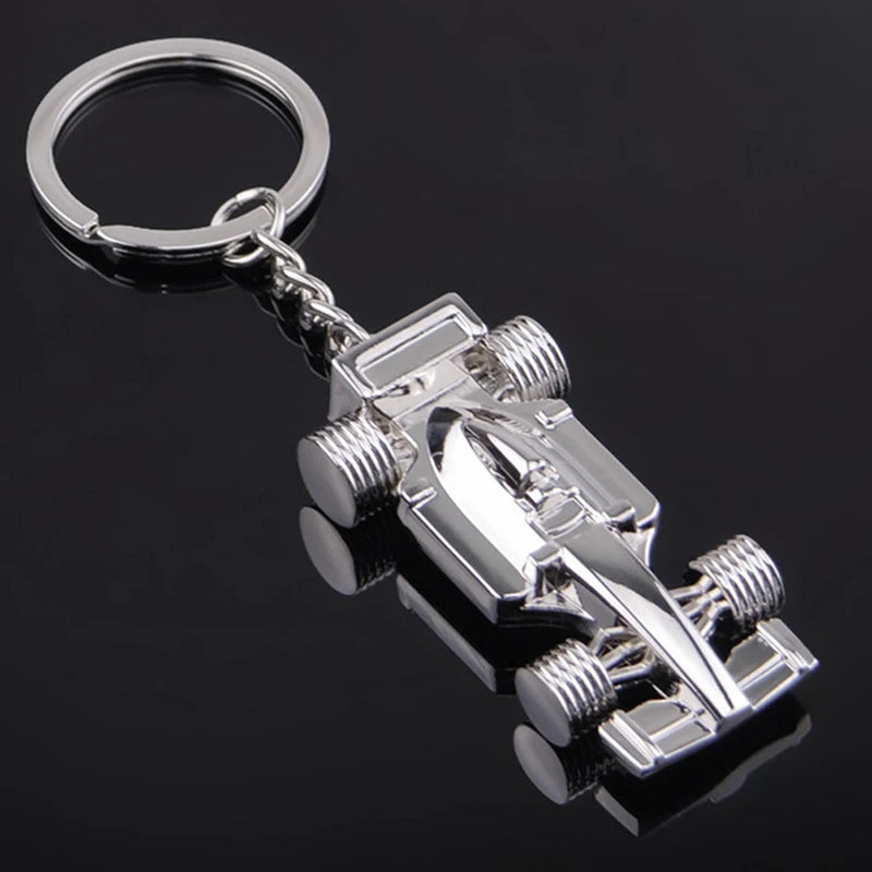Mini Formula 1 Racing Car Pendant Keychain - SleekRidez