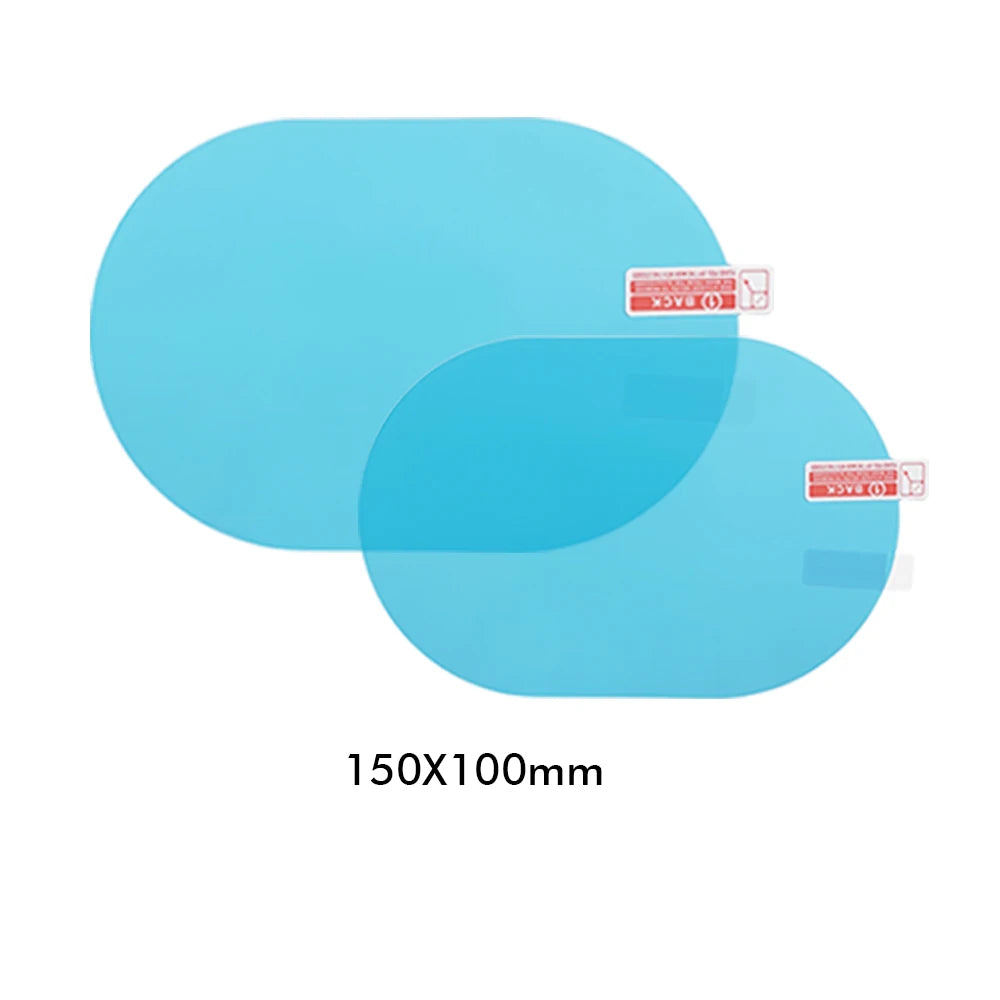 Rainproof Anti Fog Sticker for Car Mirrors. Side Mirror Waterproof Stick On Vehicle Decal Size 1