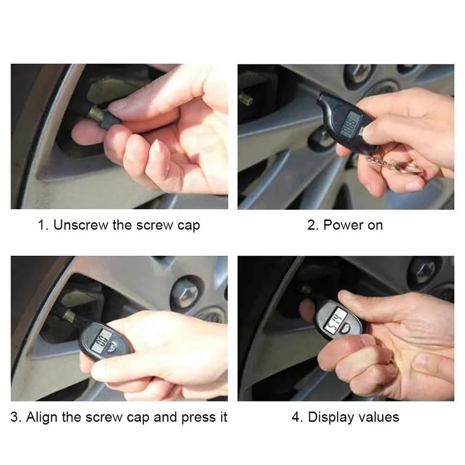 LCD Digital Tire Pressure Gauge