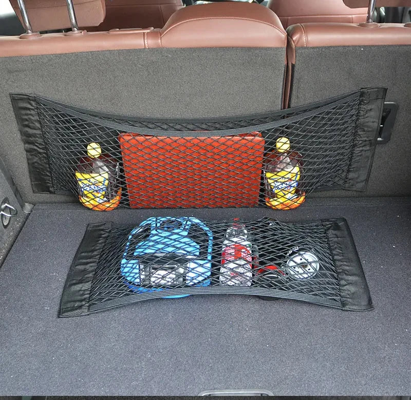 Organisateur de coffre en maille velcro