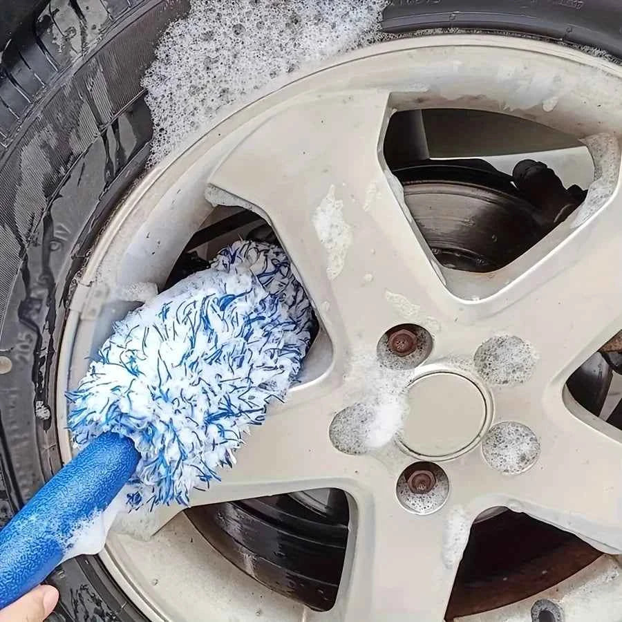 Clean Out Above Rim Tire and Rim Cleaning Brush Tool - SleekRidez