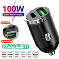 Mini Cigarette Lighter Car Charger 12-24V