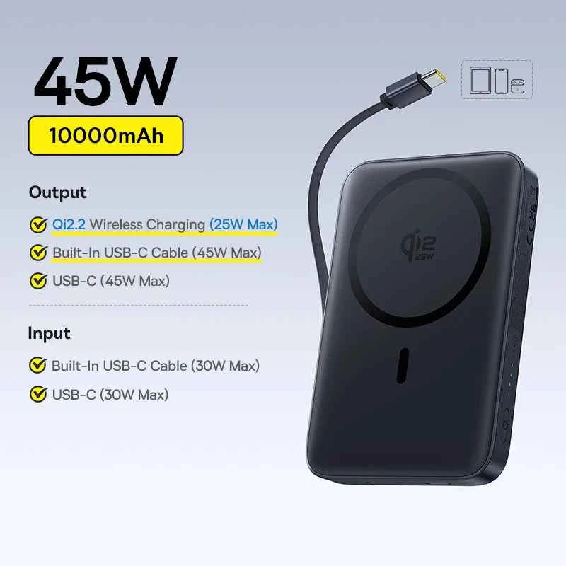 Baseus Qi2 Magnetic Power Bank