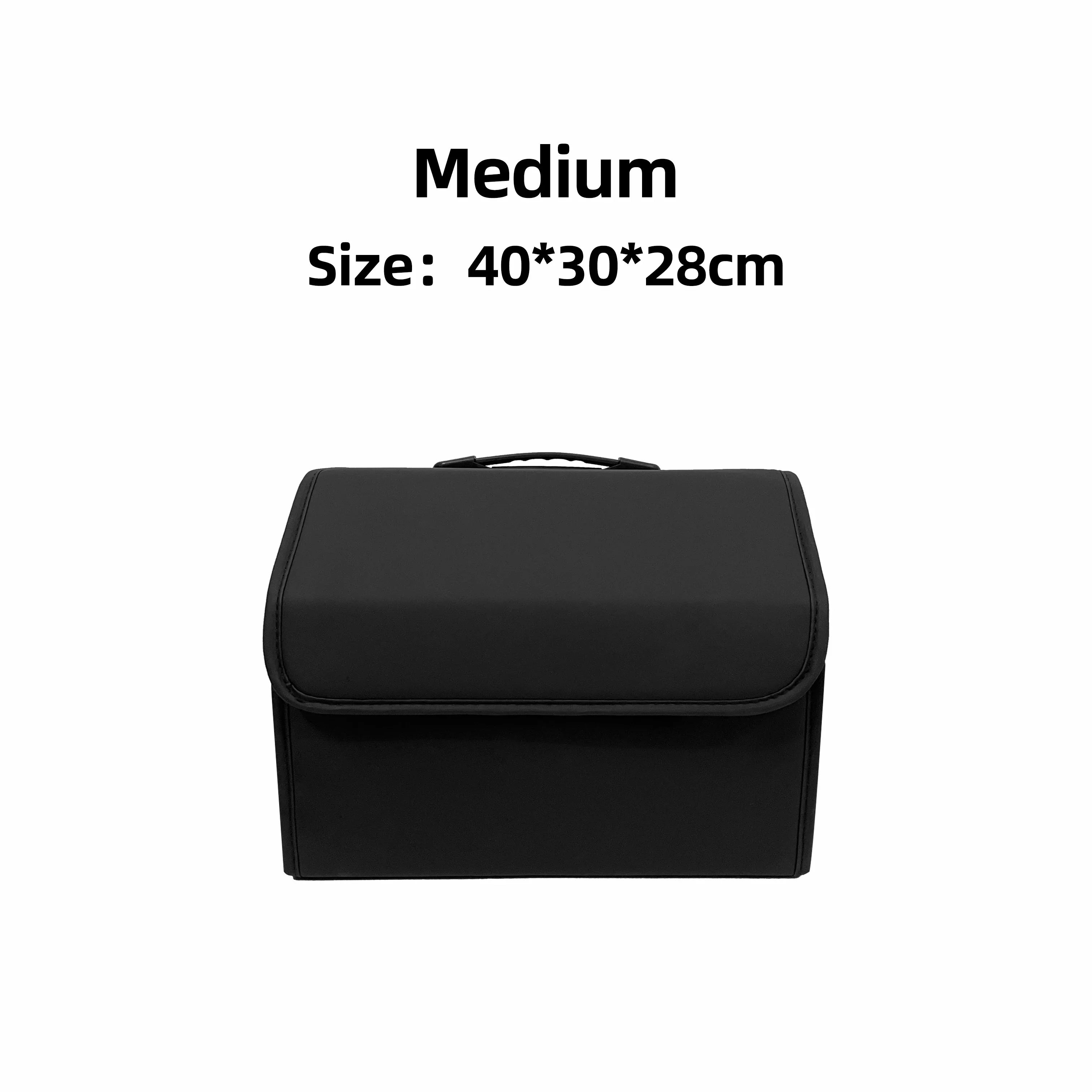PU Leather Car Trunk Storage Organizer Collapsible