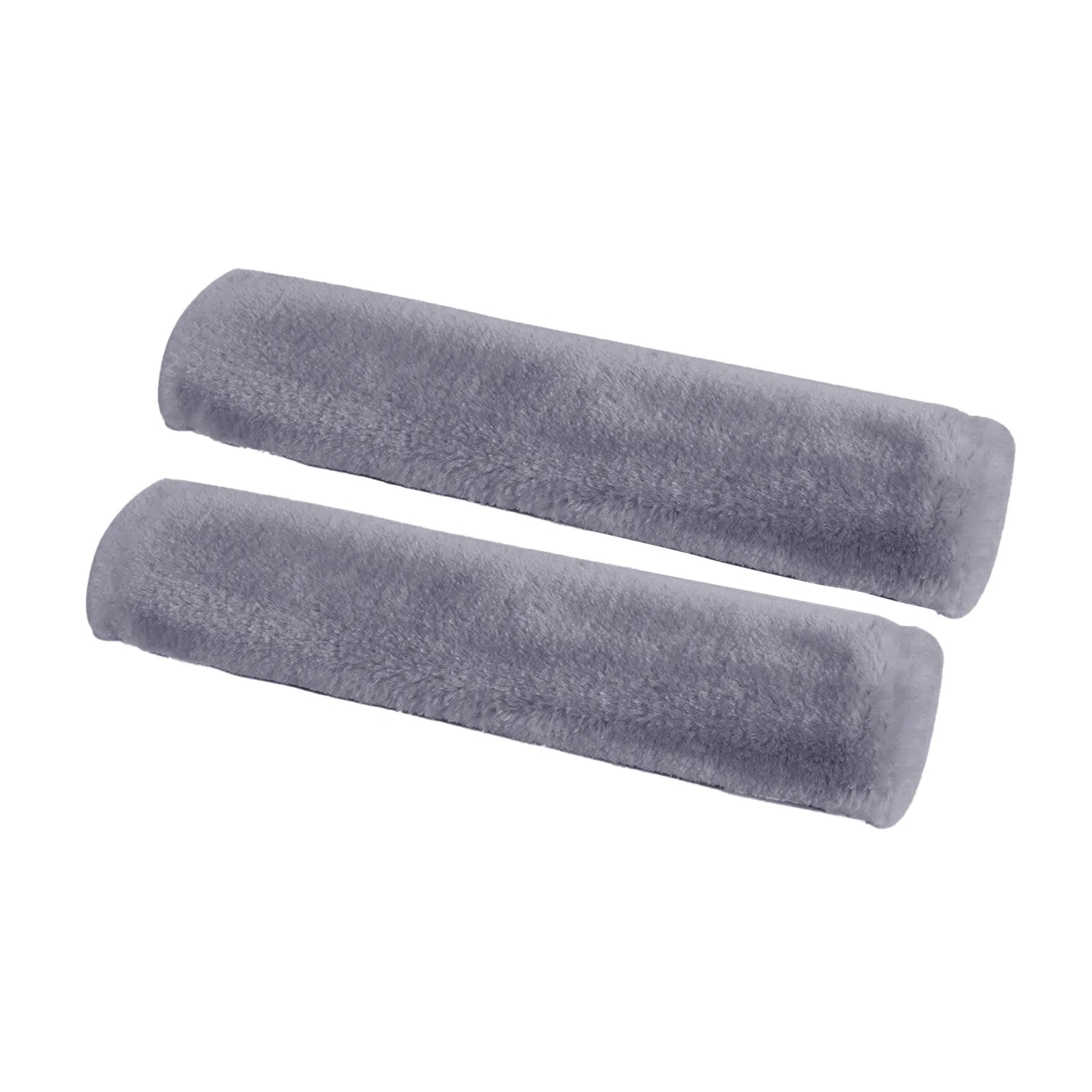 2 Pcs Soft Faux Fur Car Seat Belt Cover