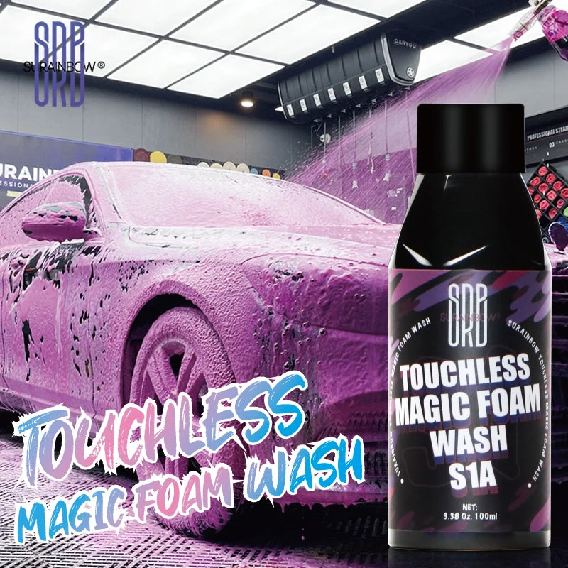 Pink Foaming Car Soap & Wax