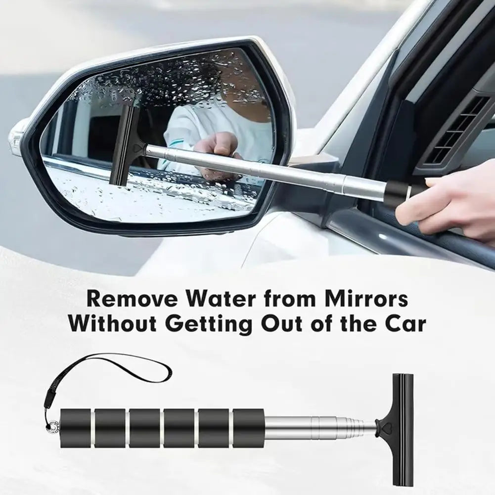 Raclette télescopique pour rétroviseur de voiture