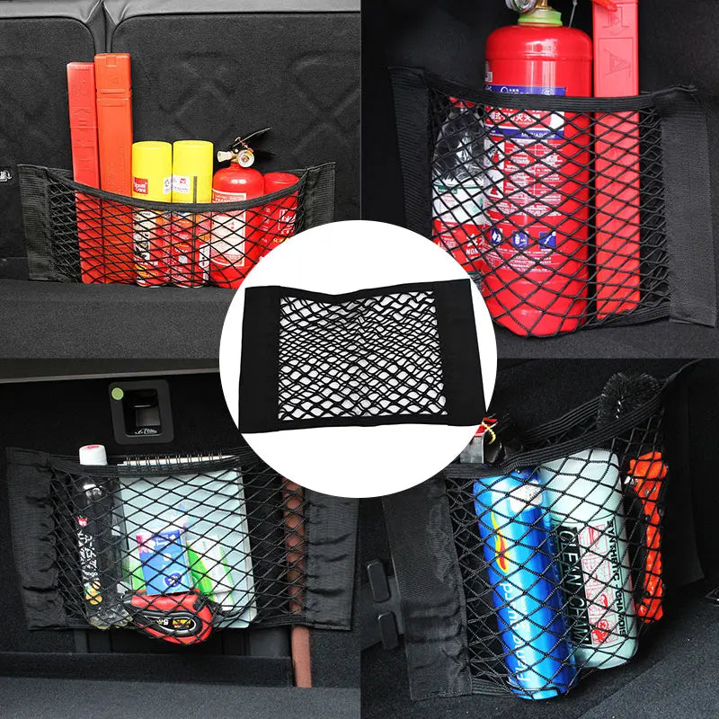 Velco Storage Racks Mesh Velcro Trunk Storage Organizer – SleekRidez