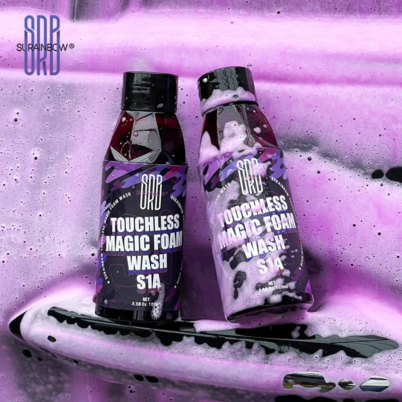 Pink Foaming Car Soap & Wax