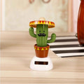 Solar Powered Cactus Decor