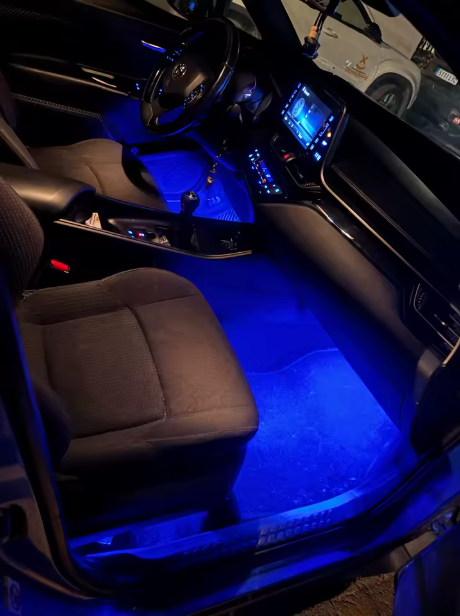 RGB LED Interior Footwell Light Strip Kit